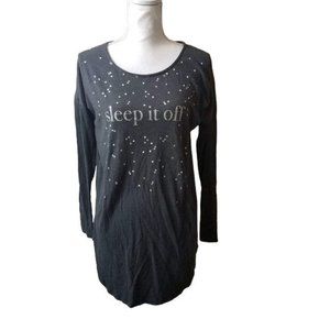 Victoria's Secret Small Sleep it Off Sparkle Night Shirt